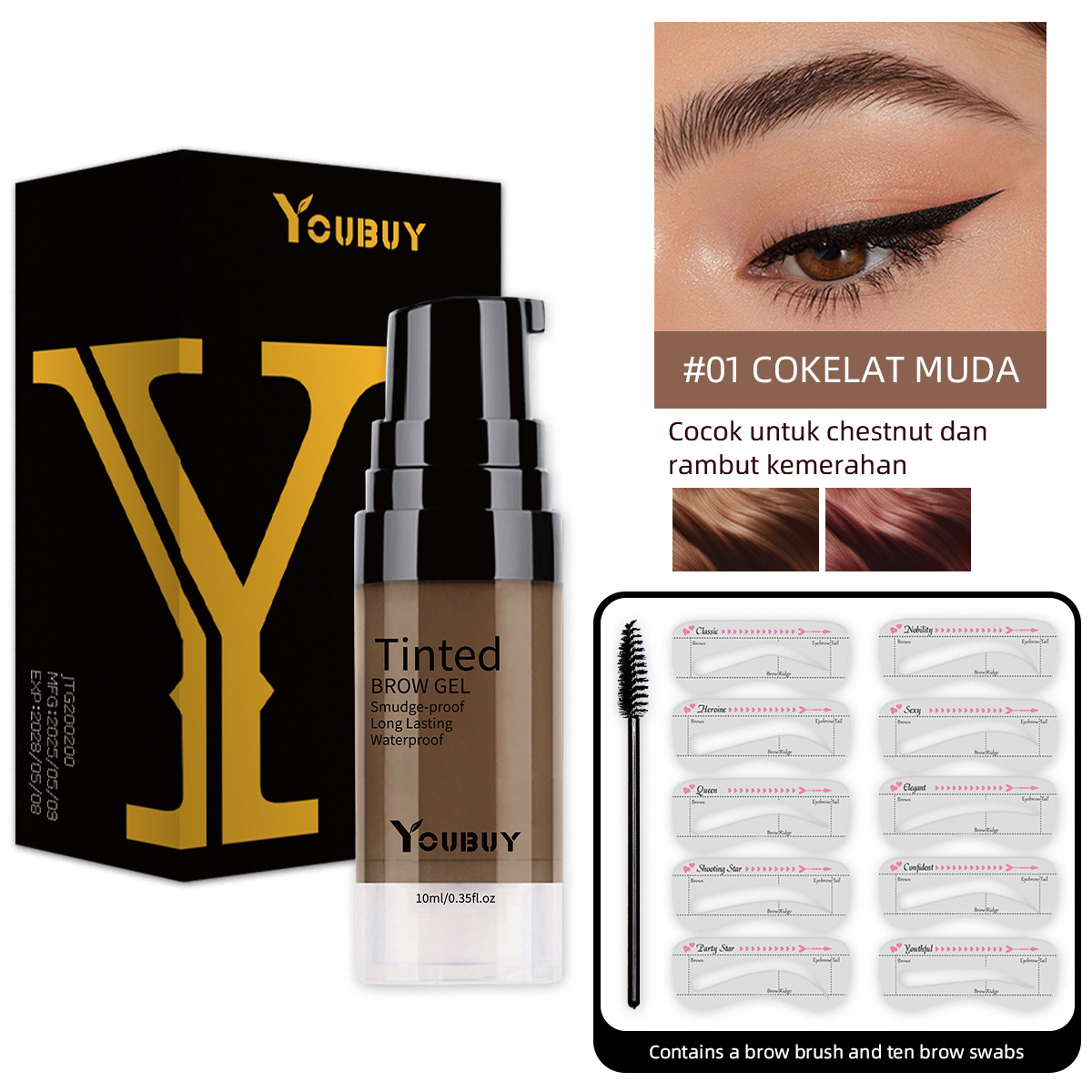 🔥SIST DAY 🔥 2025 Hot Sale Longwear Waterproof Tinted Brow G