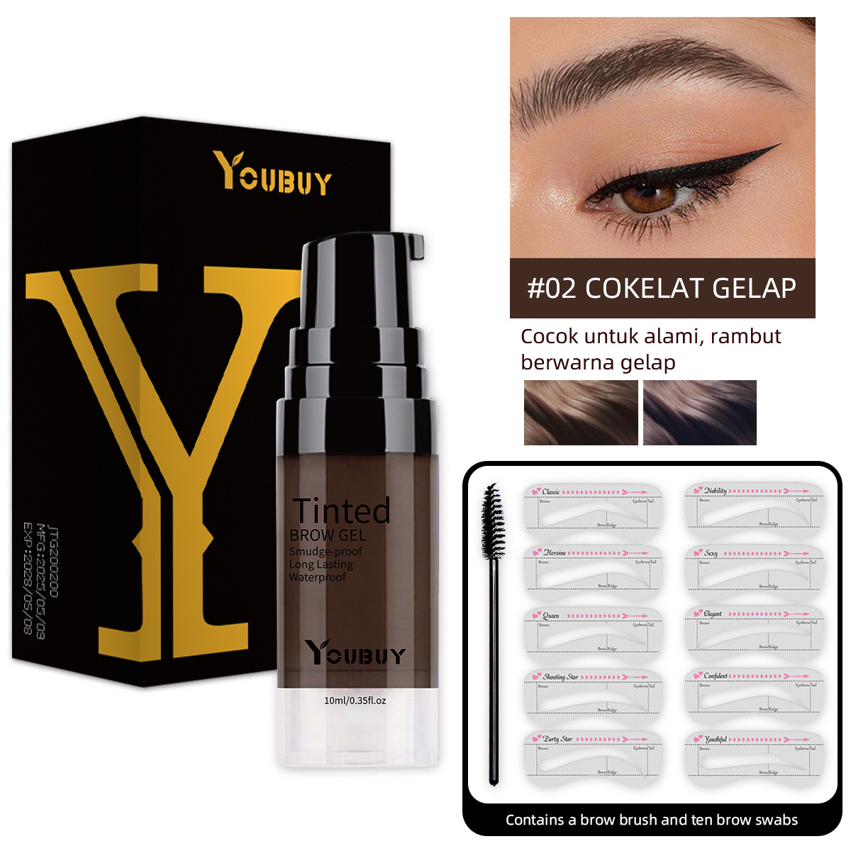 🔥SIST DAY 🔥 2025 Hot Sale Longwear Waterproof Tinted Brow G
