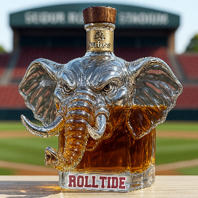 Majestetisk elefant-whiskyflaske