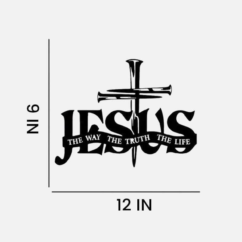 (🎁Siste dag 49% rabatt)🔥Jesus & Cross Design Wall Art - ⌛Limited Handmade Serie
