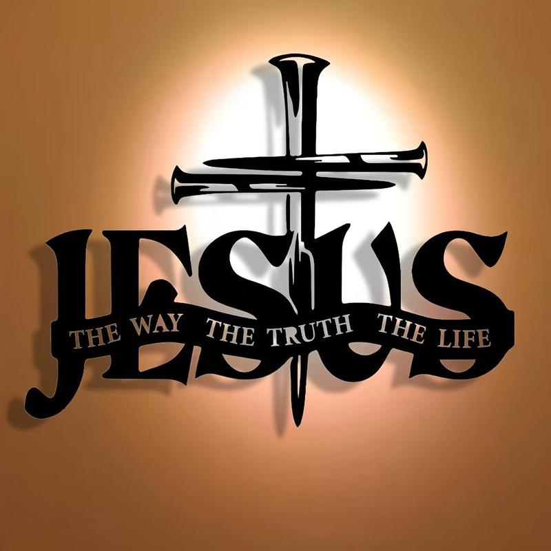 (🎁Siste dag 49% rabatt)🔥Jesus & Cross Design Wall Art - ⌛Limited Handmade Serie