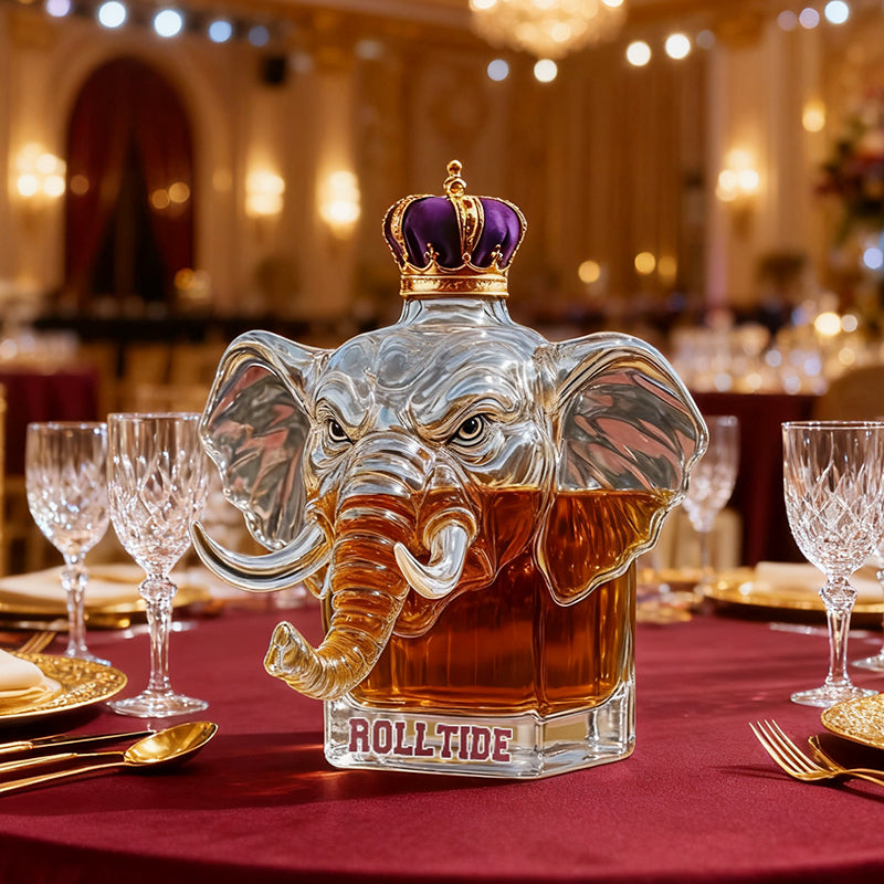 Majestetisk elefant-whiskyflaske