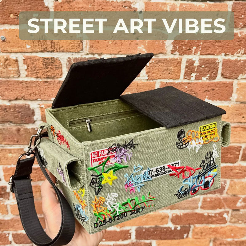 Urban Rebel Graffiti-skulderveske 🎨🔥
