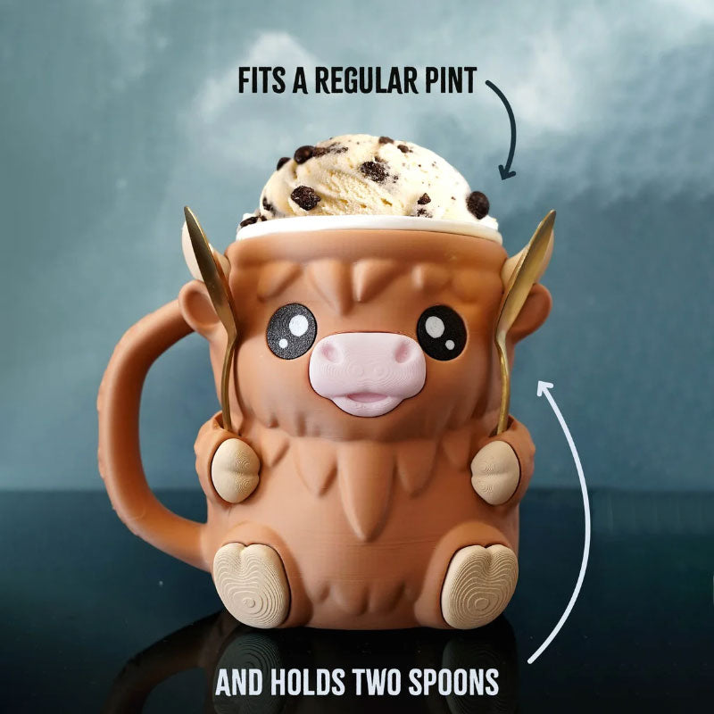 Ferdinand Highland Cow iskrembeholde