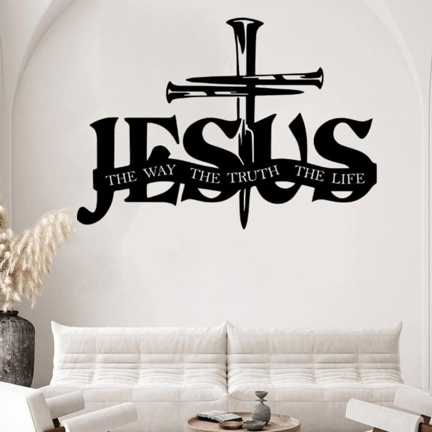 (🎁Siste dag 49% rabatt)🔥Jesus & Cross Design Wall Art - ⌛Limited Handmade Serie