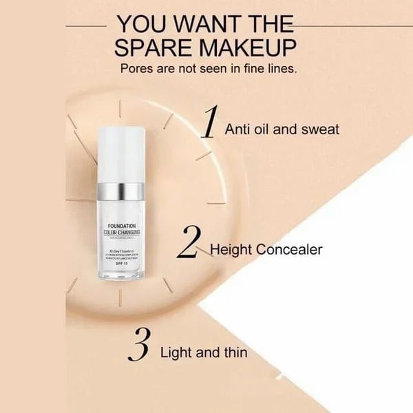 🎁Siste dag - Kjøp 1 få 1 gratis🎉Colour Changing Mature Skin Foundatio
