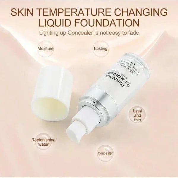🎁Siste dag - Kjøp 1 få 1 gratis🎉Colour Changing Mature Skin Foundatio