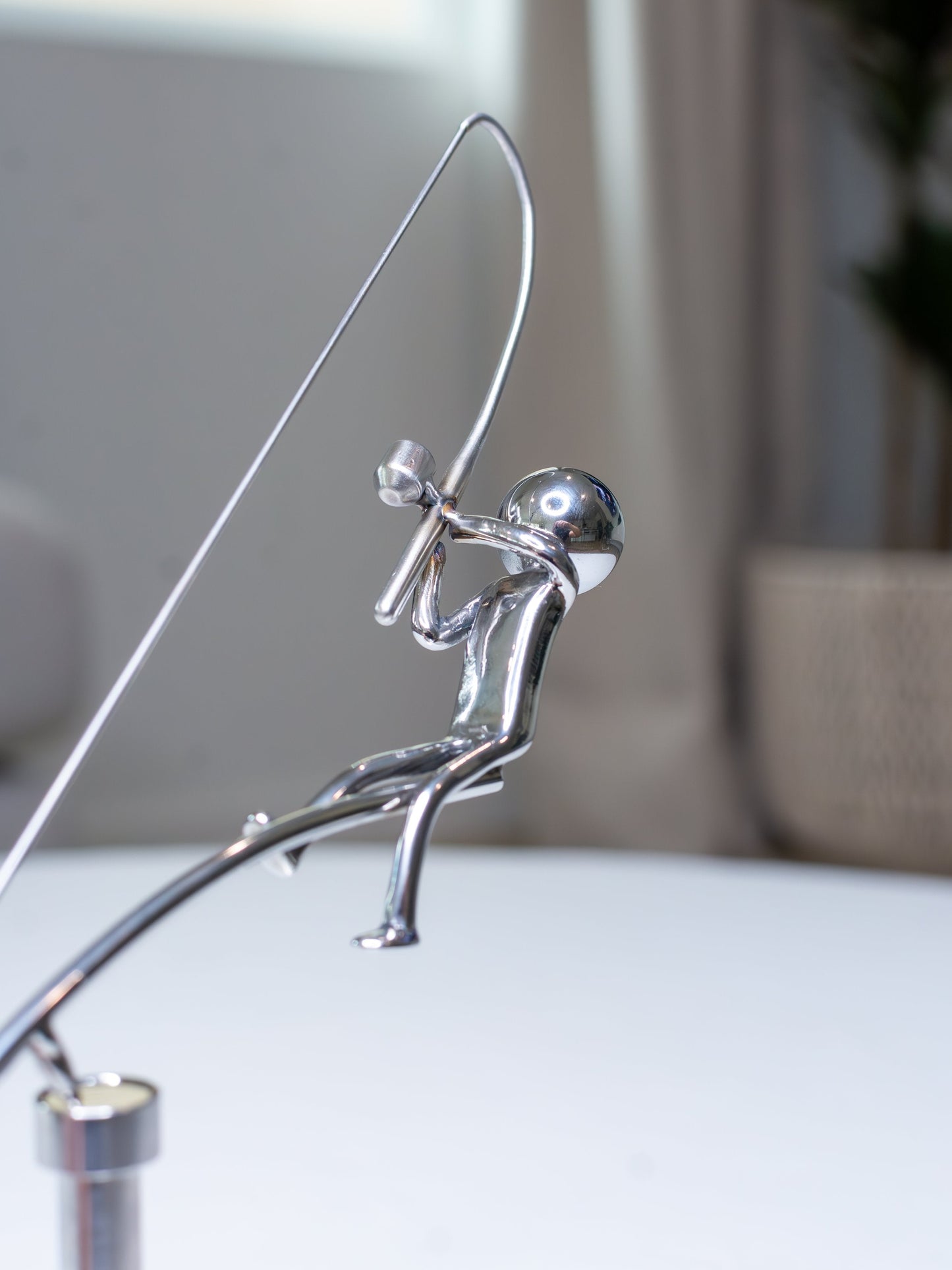 🔥Siste dag 49 % RABATT🎣Skulpturen The Fisherman Balancing