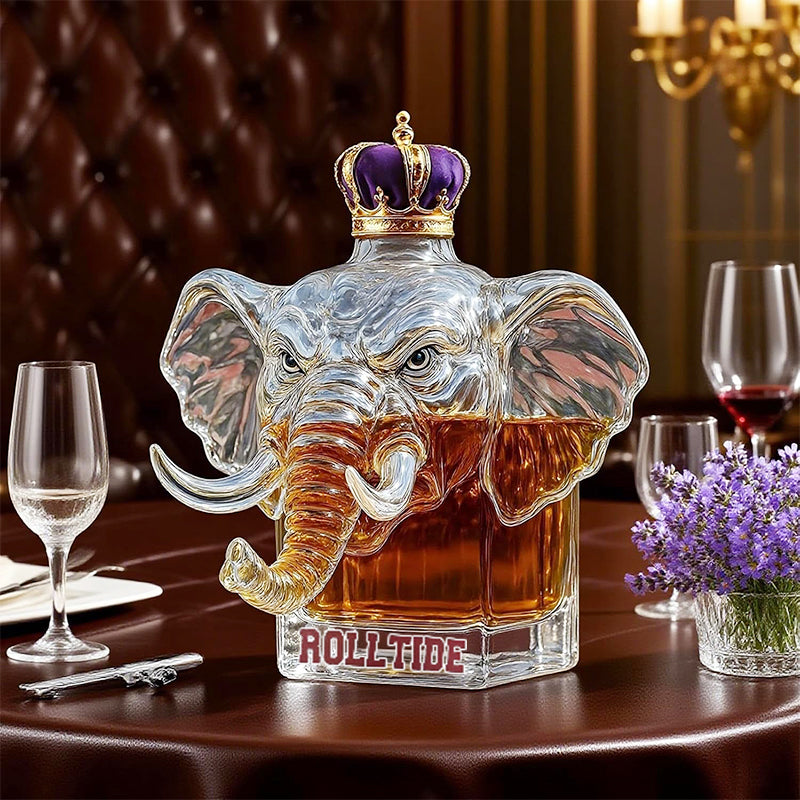 Majestetisk elefant-whiskyflaske