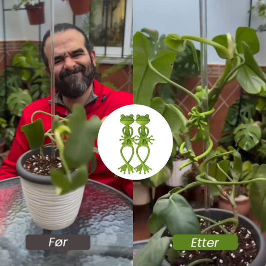 Froskeformet Plantestativ