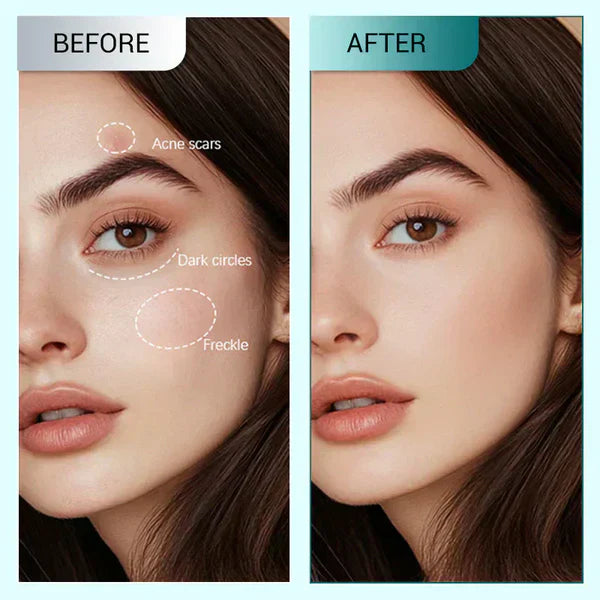 🔥Siste dag - kjøp 1 få 1 gratis!🎁Alt-i-ett fuktighetskrem, concealer og dekning 💧✨ Lett og vanntet
