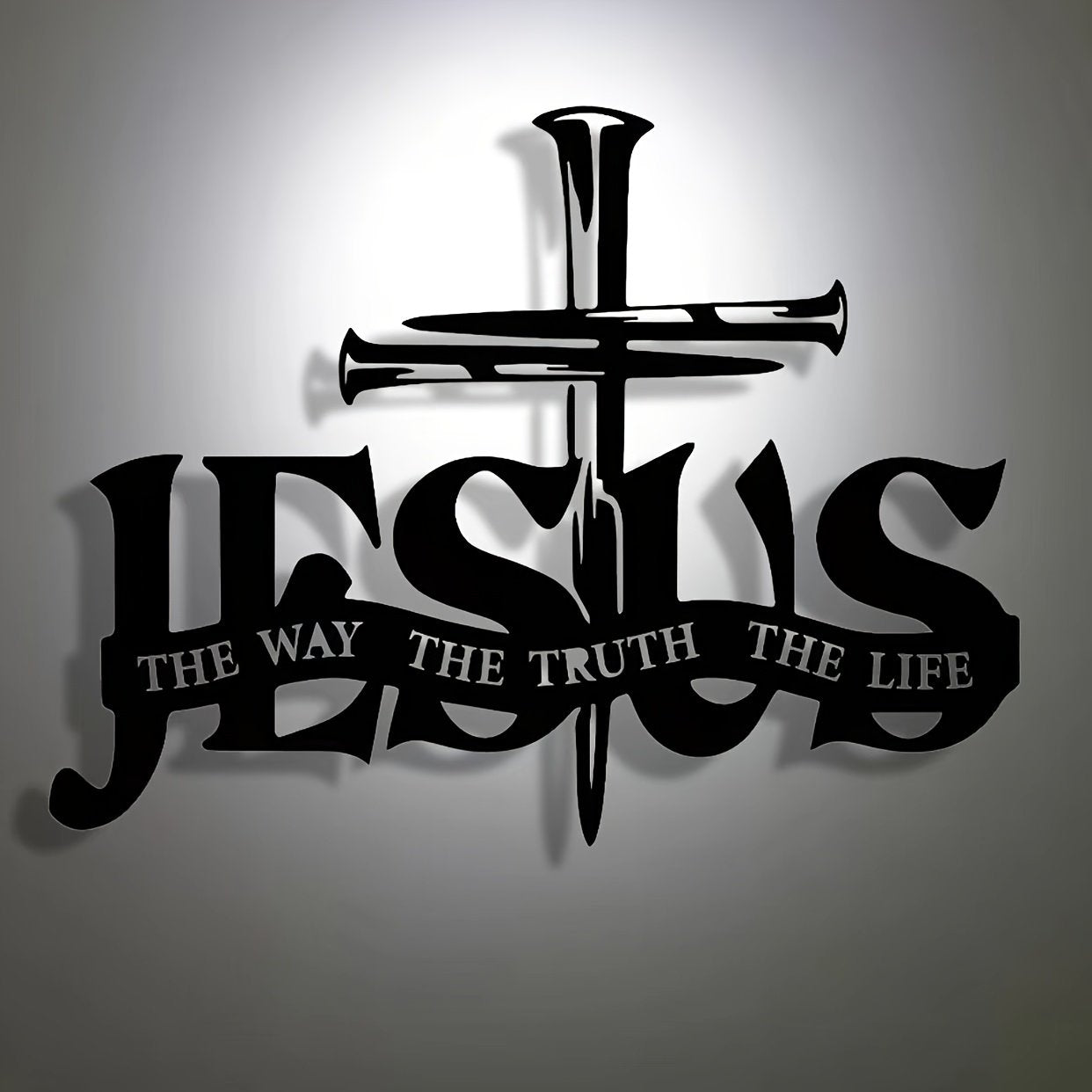 (🎁Siste dag 49% rabatt)🔥Jesus & Cross Design Wall Art - ⌛Limited Handmade Serie