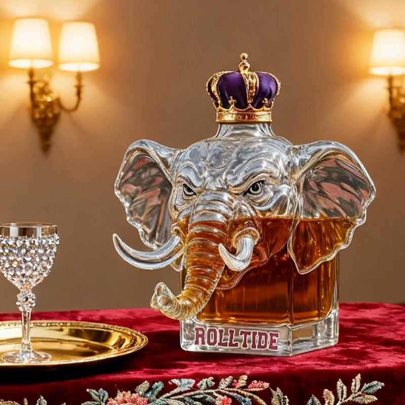 Majestetisk elefant-whiskyflaske