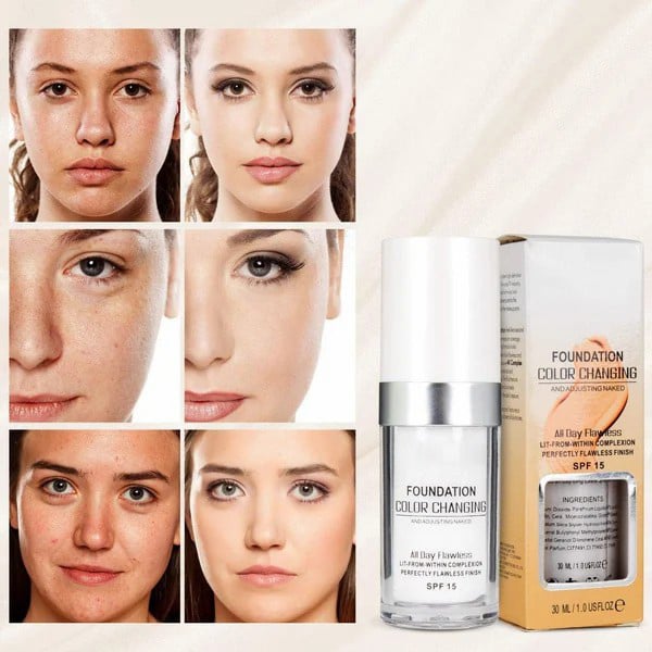 🎁Siste dag - Kjøp 1 få 1 gratis🎉Colour Changing Mature Skin Foundatio