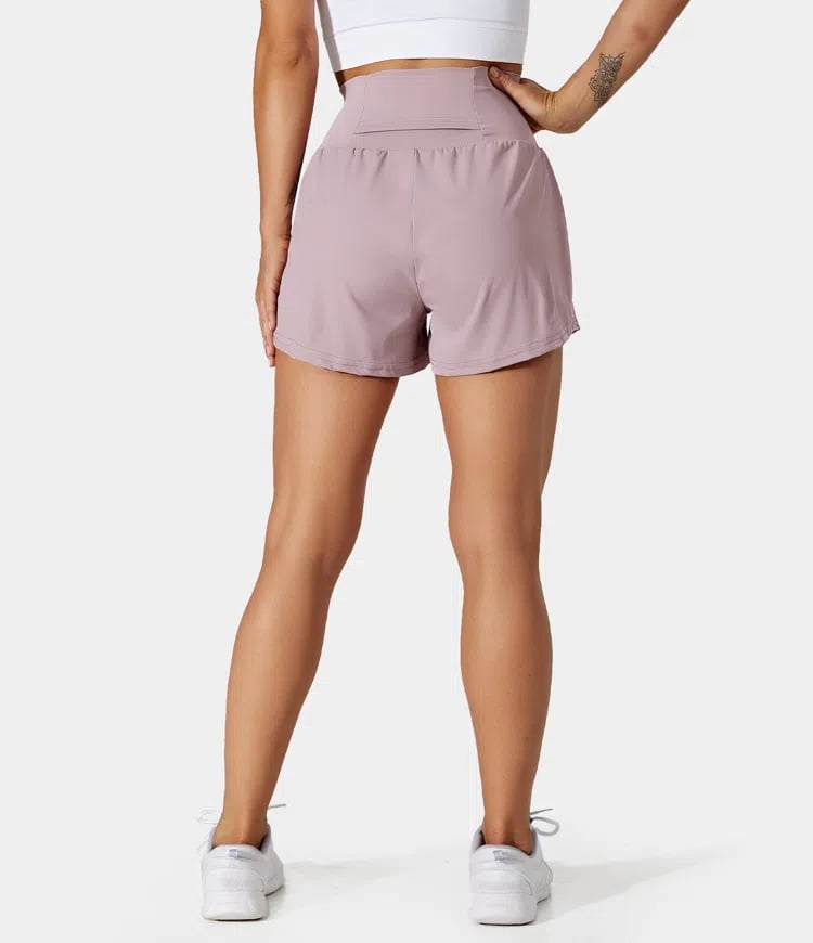✨️ 2025 Hot Sale 49% OFF🥰 2-i-1 yogashorts med høy midje og sidelomme