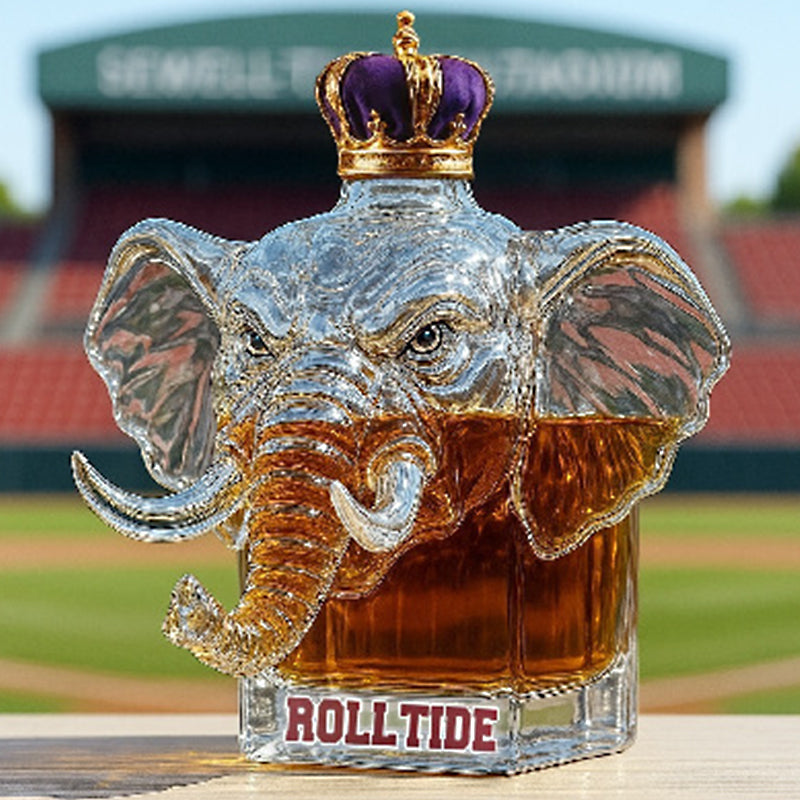 Majestetisk elefant-whiskyflaske