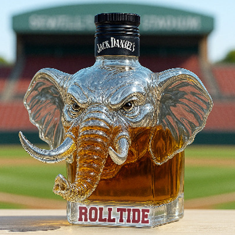 Majestetisk elefant-whiskyflaske