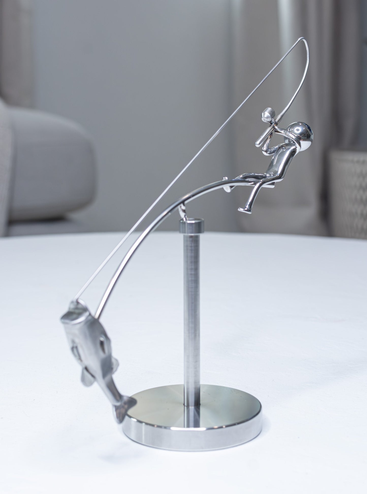 🔥Siste dag 49 % RABATT🎣Skulpturen The Fisherman Balancing