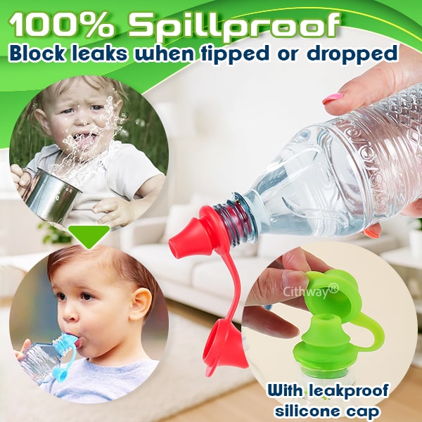 Cithway® Sip-Well Baby Flasketut i silikon (3 stk)