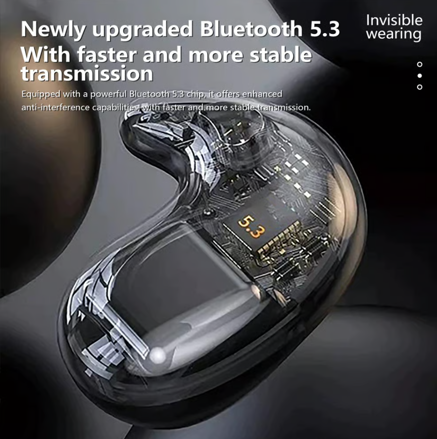 Usynlige ørepropper PX5 vanntett trådløs Bluetooth-øreprop