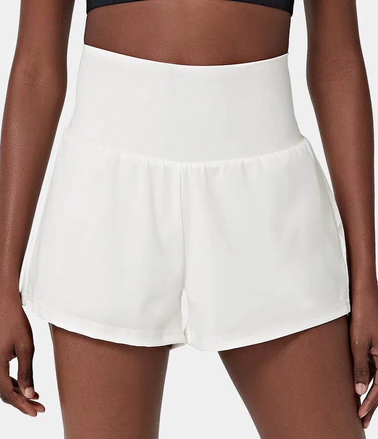 ✨️ 2025 Hot Sale 49% OFF🥰 2-i-1 yogashorts med høy midje og sidelomme