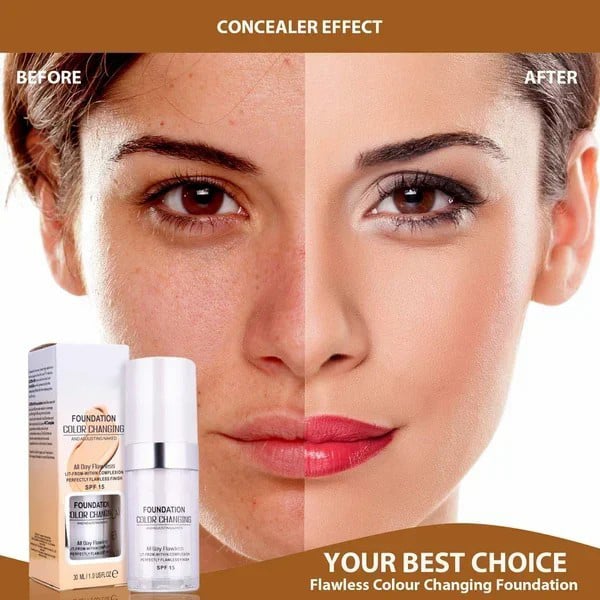 🎁Siste dag - Kjøp 1 få 1 gratis🎉Colour Changing Mature Skin Foundatio
