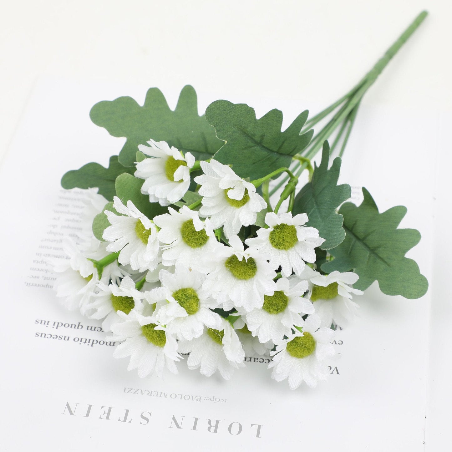 💥 Kunstige utendørsblomster Sunset Mums – UV-bestandige, vanntette, vindtett