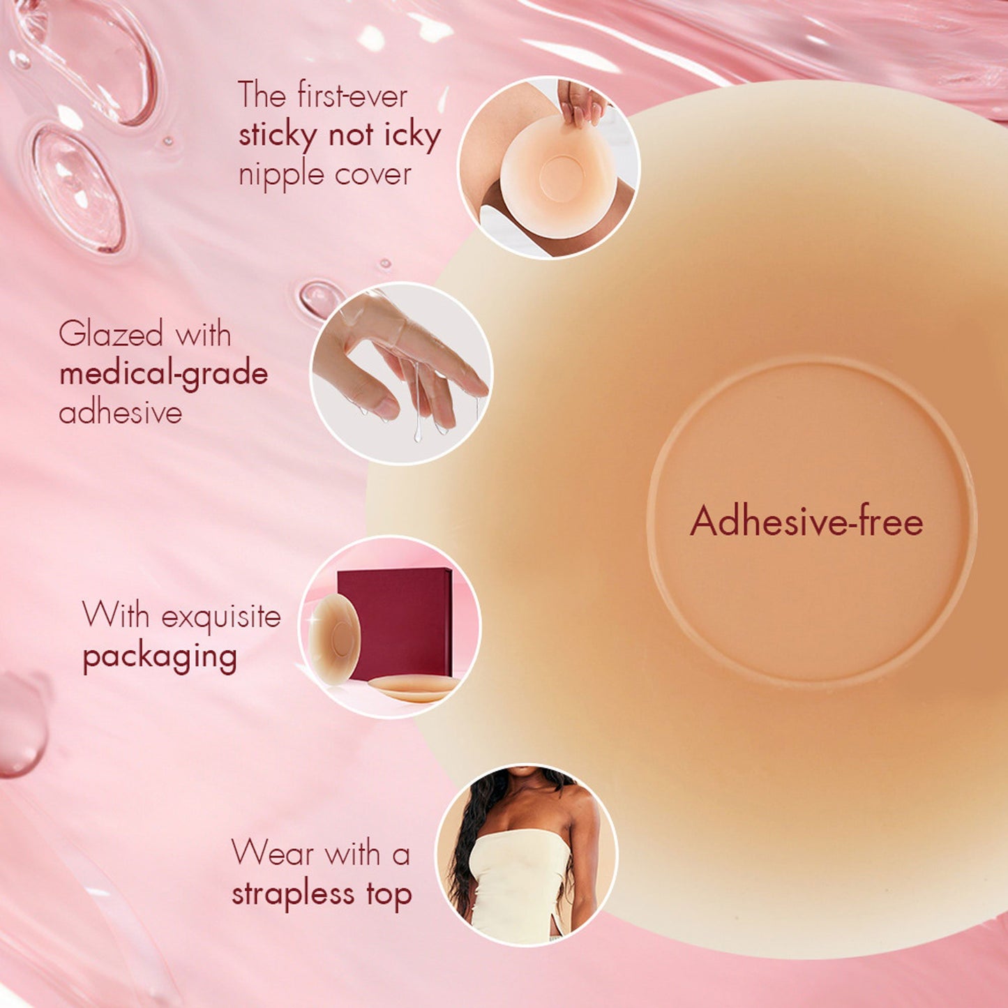 🎁💖Seamless Gentle Adhesive Nipple Covers