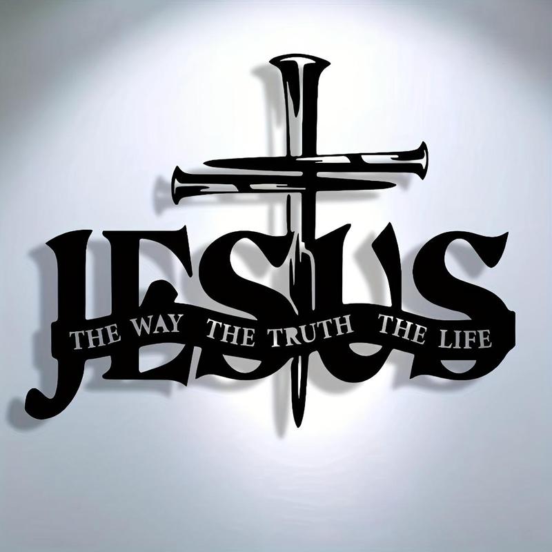 (🎁Siste dag 49% rabatt)🔥Jesus & Cross Design Wall Art - ⌛Limited Handmade Serie