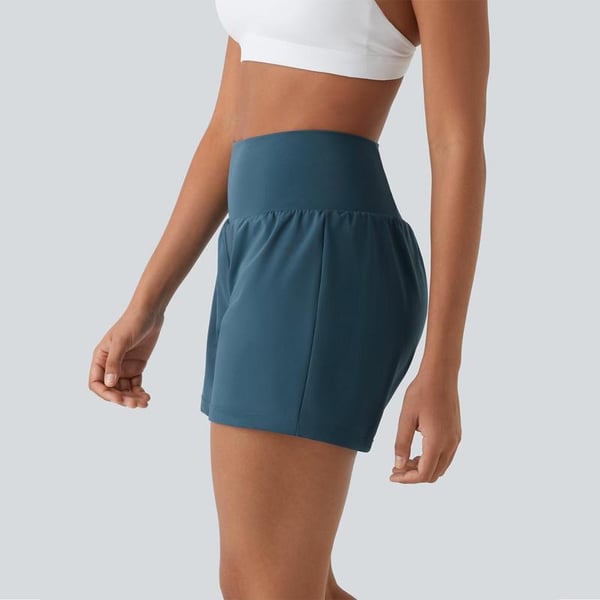 ✨️ 2025 Hot Sale 49% OFF🥰 2-i-1 yogashorts med høy midje og sidelomme