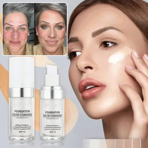🎁Siste dag - Kjøp 1 få 1 gratis🎉Colour Changing Mature Skin Foundatio