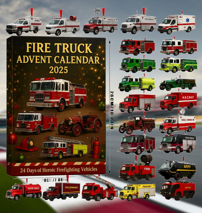 🚒🔥BRANNBIL-ADVENTSKALENDER 2025🎁🌲