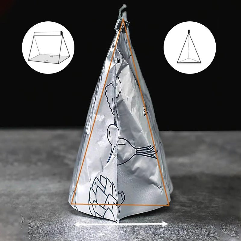 Antibakteriell friskhetspose av aluminiumsfoli
