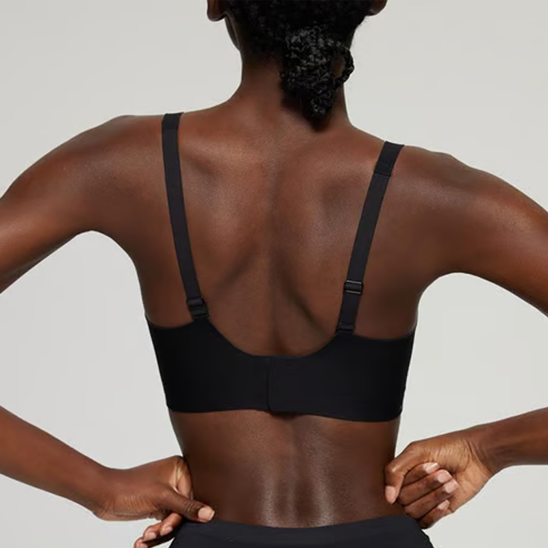 🎉kjøp én, få én gratis🎁Dyp V-ringet push-up-BH uten bøyle og sømmer i gelé-sti