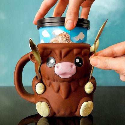 Ferdinand Highland Cow iskrembeholde