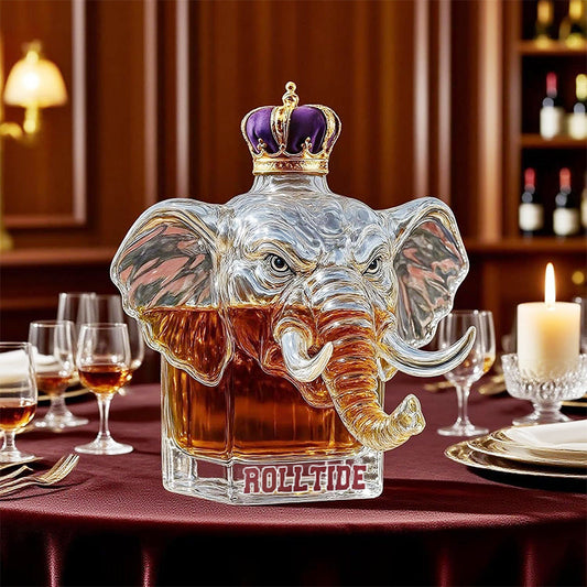 Majestetisk elefant-whiskyflaske