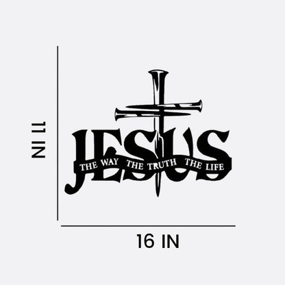 (🎁Siste dag 49% rabatt)🔥Jesus & Cross Design Wall Art - ⌛Limited Handmade Serie