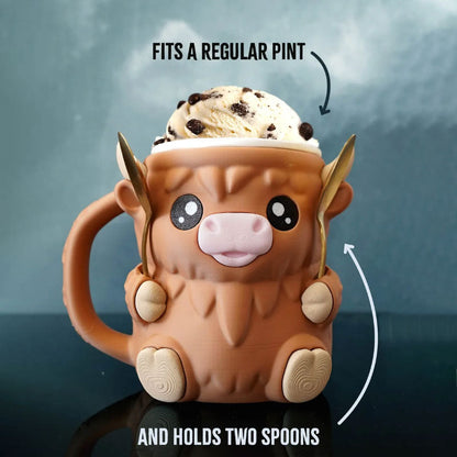 Ferdinand Highland Cow iskrembeholde