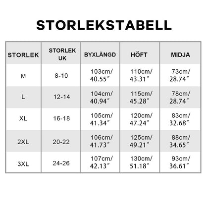 Bukser med høy strikk og flere lomme