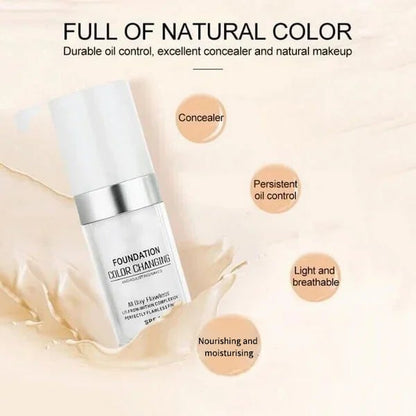 🎁Siste dag - Kjøp 1 få 1 gratis🎉Colour Changing Mature Skin Foundatio