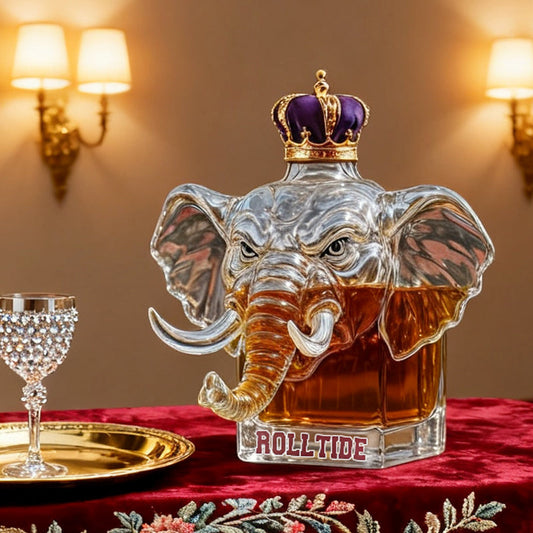 Majestetisk elefant-whiskyflaske