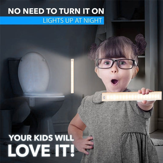 🔥NYTTÅRSALG – Smarte sensorer uten hull, magnetiske, oppladbare LED-lys