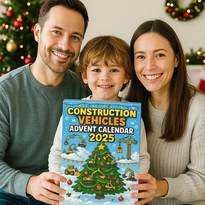 🚜2025 Adventskalender med blindboks med anleggsmaskiner