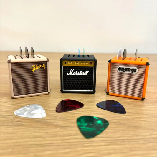 Mini gitarforsterker-plekterholder