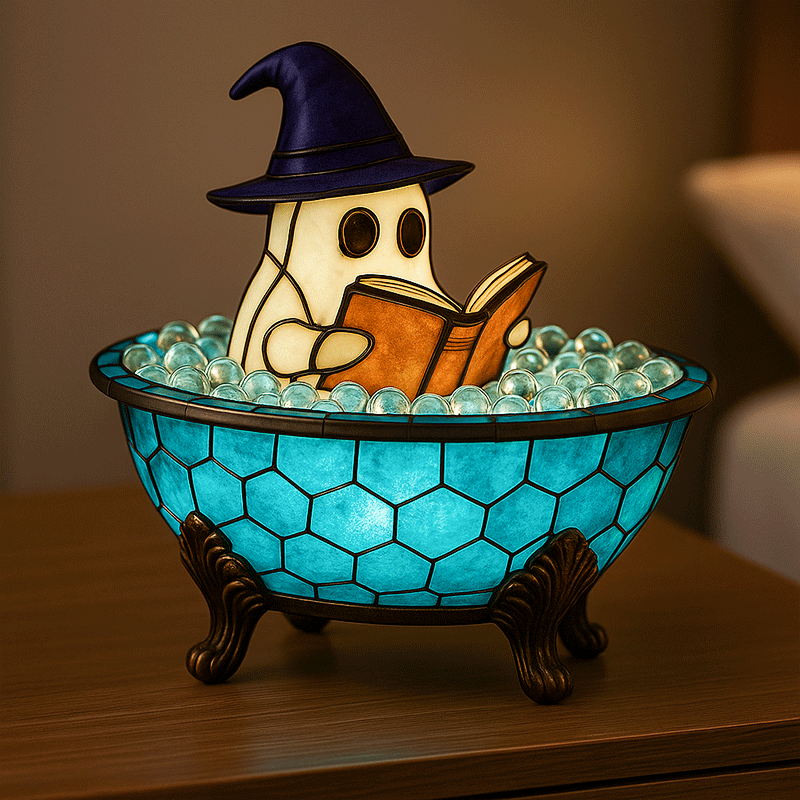 Ghost Reading Book La