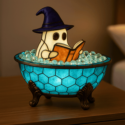 Ghost Reading Book La