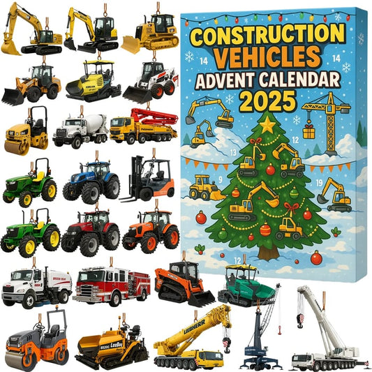 🚜2025 Adventskalender med blindboks med anleggsmaskiner