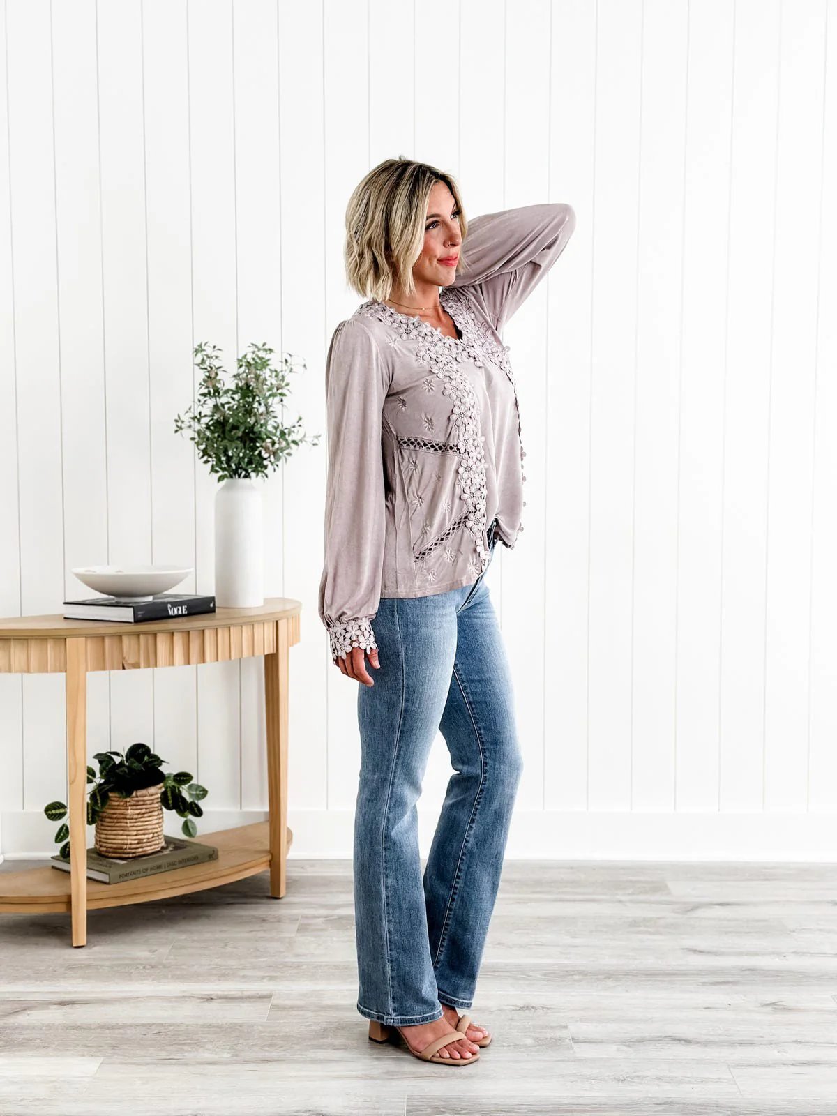 Holy Grail Bootcut-jeans med magekontroll