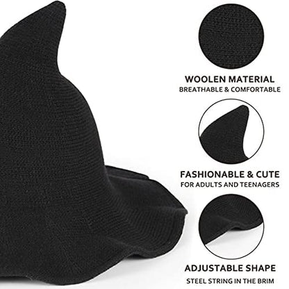 2025 Halloween varm ullfilt Fedora-hat