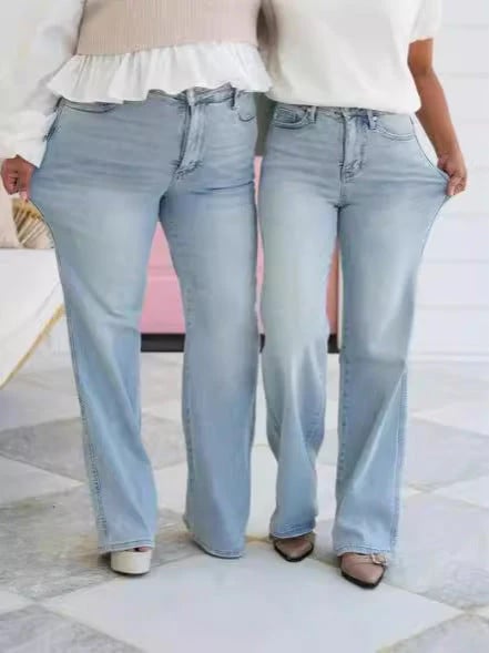 Holy Grail Bootcut-jeans med magekontroll